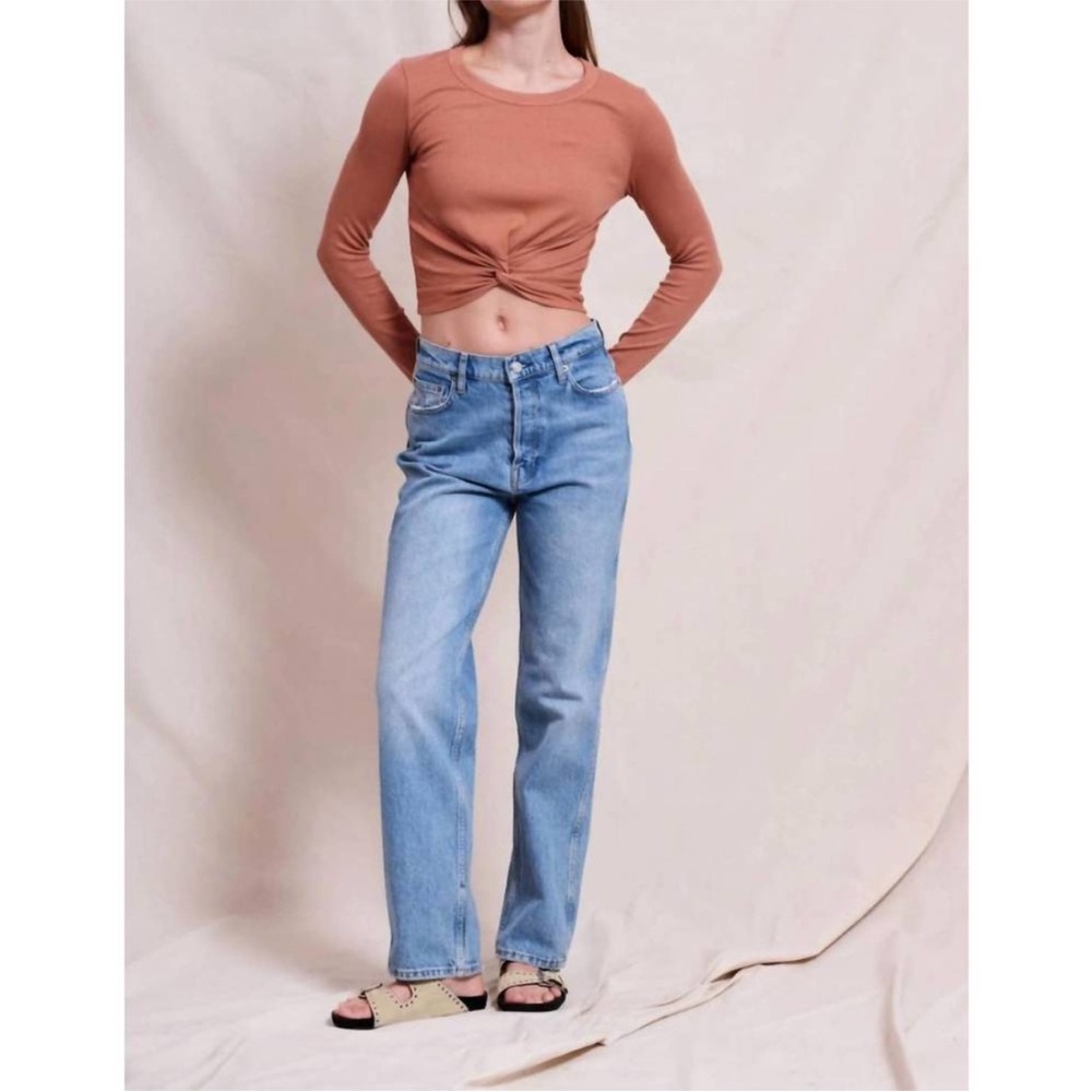 NWT SUNDRY LONG SLEEVE TWIST TEE